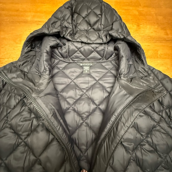 Athleta Whisper Featherless Parka 1X Black - Picture 5 of 16